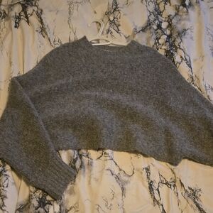 Wilfred Heather Gray Crew Neck Sweater